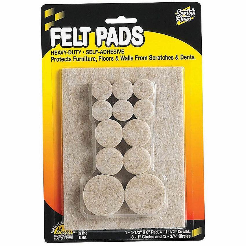 Scratch Guard Felt Pads - Combo Pack (MAS88499)