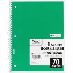 Mead One-subject Spiral Notebook (05512)