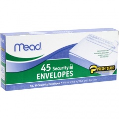 Mead Press-it Seal-it No. 10 Security Envelopes (75206)