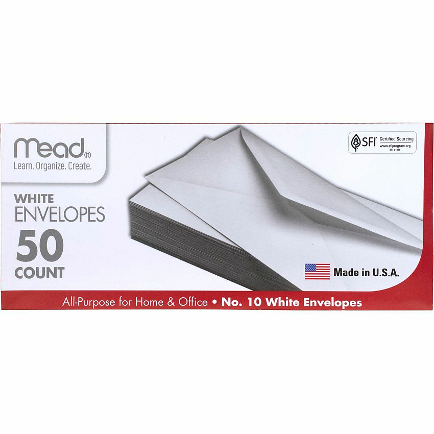 Mead Plain White Envelopes (MEA75050)