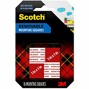 Scotch Double-stick Foam Mounting Squares (MMM108)