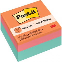 Post-it Notes Cube - Assorted Brights (2056FP)