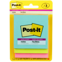 Post-it Super Sticky Notes - Supernova Neons Color Collection (3321SSAN)