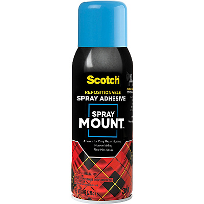 Scotch Spray Mount Clear Adhesive (MMM6065)