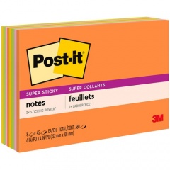 Post-it Super Stick Notes - Energy Boost Color Collection (6445SSP)
