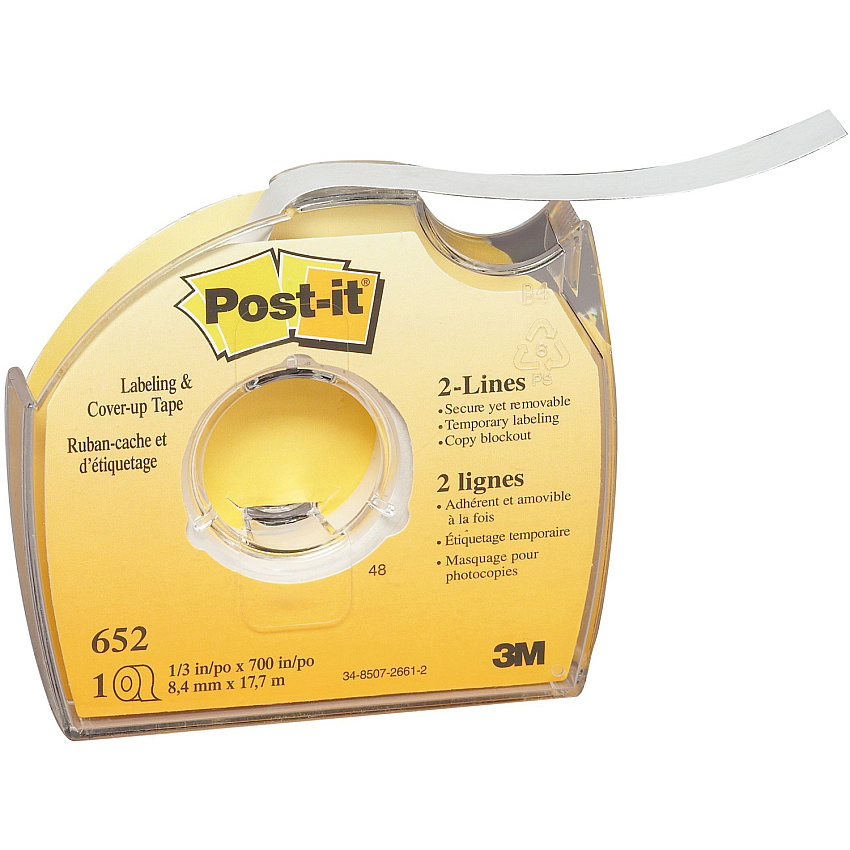 Post-it Labeling/Cover-up Tape (MMM652)