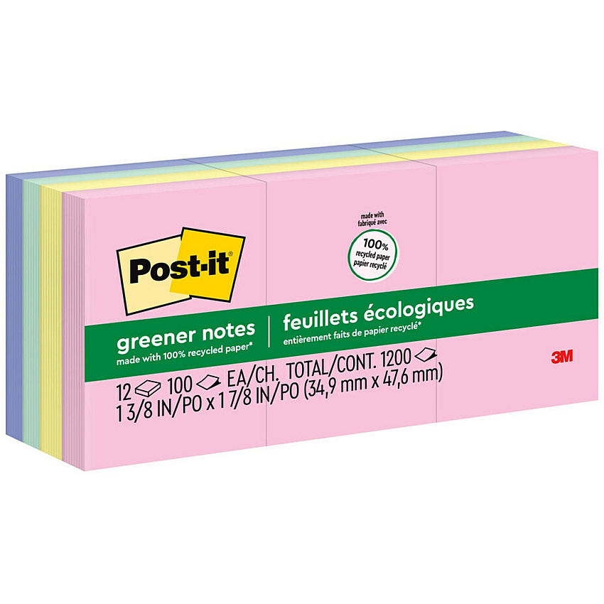 Post-it Greener Notes (MMM653RPA)