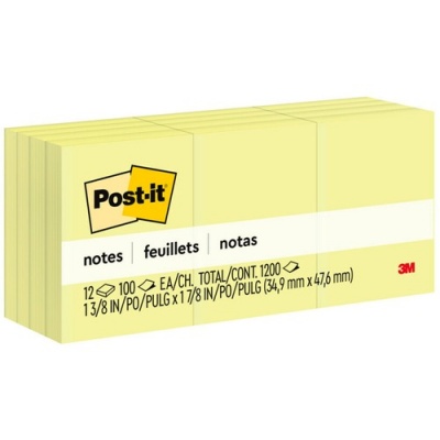 Post-it Notes Original Notepads (653YW)