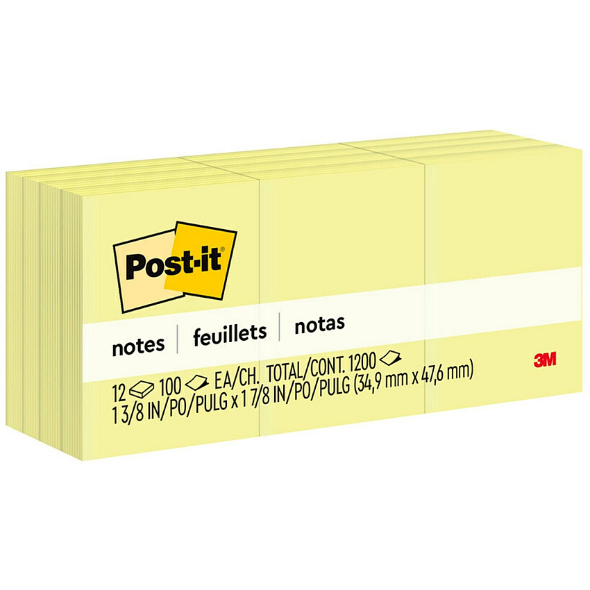 Post-it Notes Original Notepads (MMM653YW)