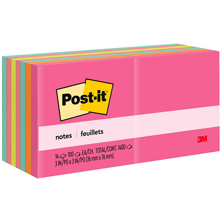 Post-it Notes - Poptimistic Color Collection (MMM65414AN)