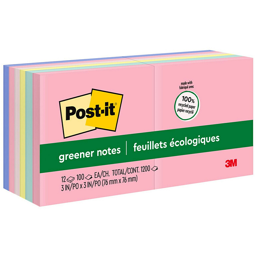 Post-it Notes Original Notepads - Sweet Sprinkles Color Collection (MMM654RPA)