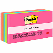 Post-it Notes Original Notepads - Poptimistic Color Collection (MMM6555PK)