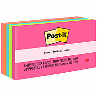Post-it Notes Original Notepads - Poptimistic Color Collection (MMM6555PK)