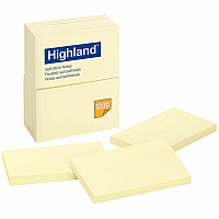 Highland Self-sticking Notepads (MMM6559YW)