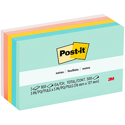 Post-it Notes - Beachside Cafe Color Collection (MMM655AST)