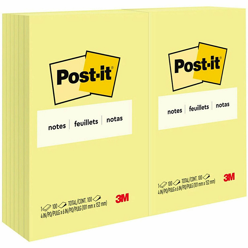 Post-it Notes Original Notepads (MMM659YW)