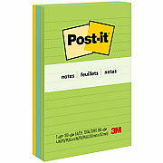 Post-it Notes Original Lined Notepads - Floral Fantasy Color Collection (MMM6603AU)