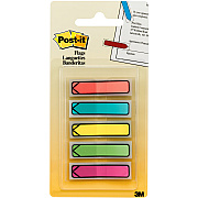 Post-it Arrow Flags in On-the-Go Dispenser - Bright Colors (MMM684ARR2)