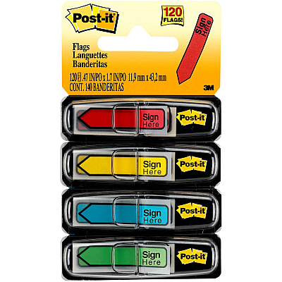 Post-it Message Flags (MMM684SH)