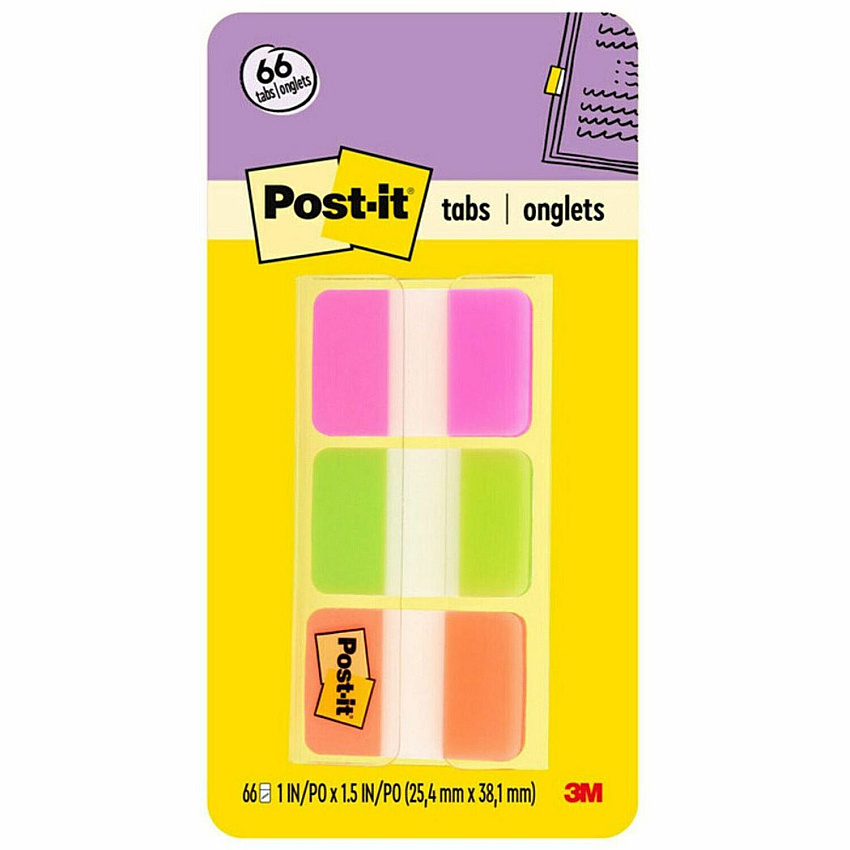 Post-it Durable Tabs (MMM686PGO)