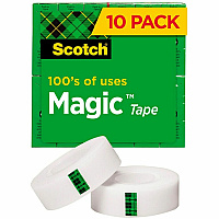 Scotch 3/4"W Magic Tape (MMM810P10K)