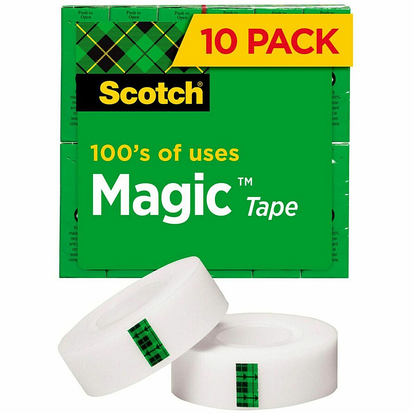 Scotch 3/4"W Magic Tape (MMM810P10K)