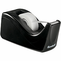 Scotch Two-tone Desktop Office Tape Dispenser (MMMC60BK)