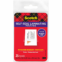 Scotch Self-sealing Laminating Business Card Pouches (MMMLS851G)