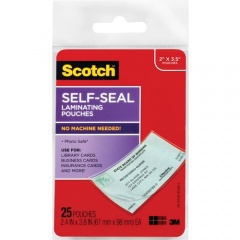 Scotch Self-sealing Laminating Business Card Pouches (LS851G)