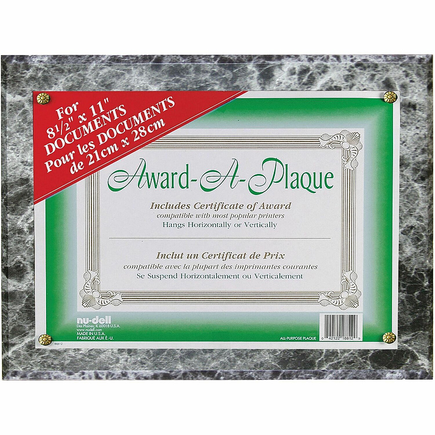 NuDell NuDell Woodgrain Award-A-Plaque (NUD18815M)