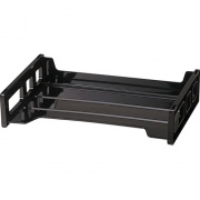 Officemate Black Side-Loading Desk Trays (21002)