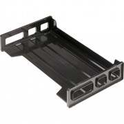 Officemate Black Side-Loading Desk Trays (21102)
