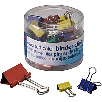 Officemate Binder Clips, Assorted (OIC31026)