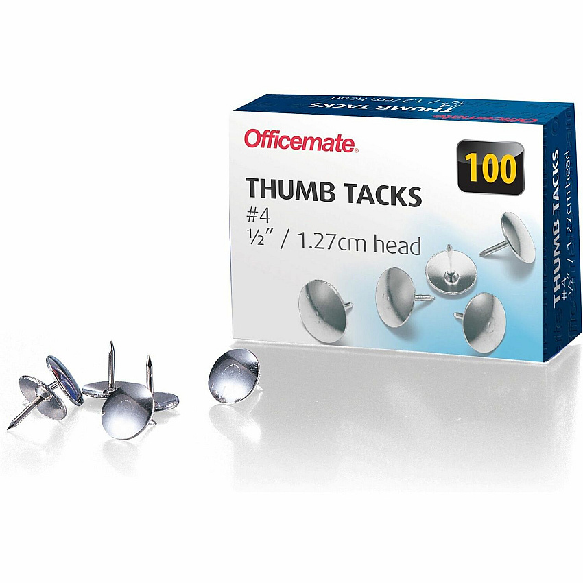 Officemate Steel Thumb Tacks (OIC92914)