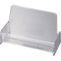 Officemate Business Card Holder, Holds Up to 50 Cards, Clear (OIC97832)
