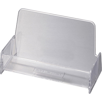 Officemate Business Card Holder, Holds Up to 50 Cards, Clear (OIC97832)