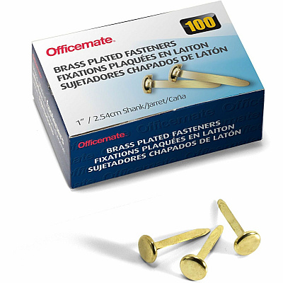 Officemate Roundhead Fasteners (OIC99814)