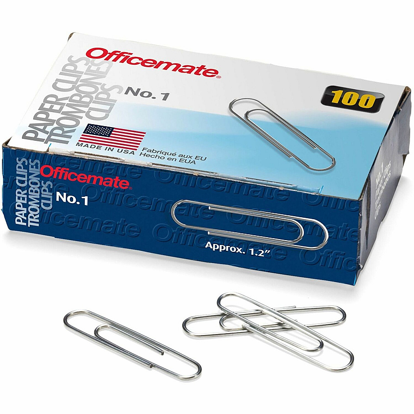 Officemate #1 Gem Paper Clips (OIC99911)