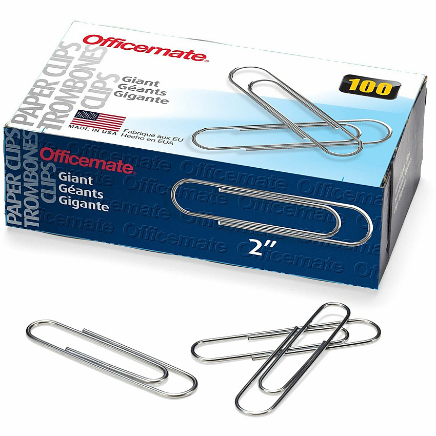 Officemate Giant Gem Paper Clips (OIC99914)
