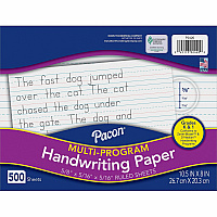Pacon Multi-Program Handwriting Papers (PAC2420)