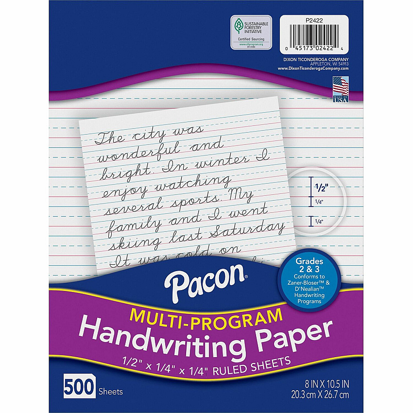 Pacon Multi-Program Handwriting Papers (PAC2422)