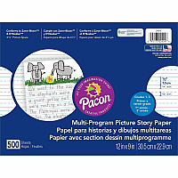 Pacon Multi-program Picture Story Paper (PAC2424)