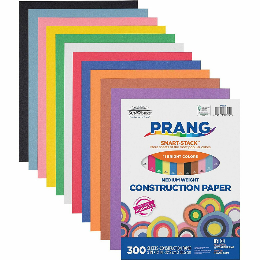 Prang Smart-Stack Construction Paper (PAC6525)