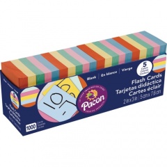 Pacon Assorted Colors Blank Flash Cards (74170)