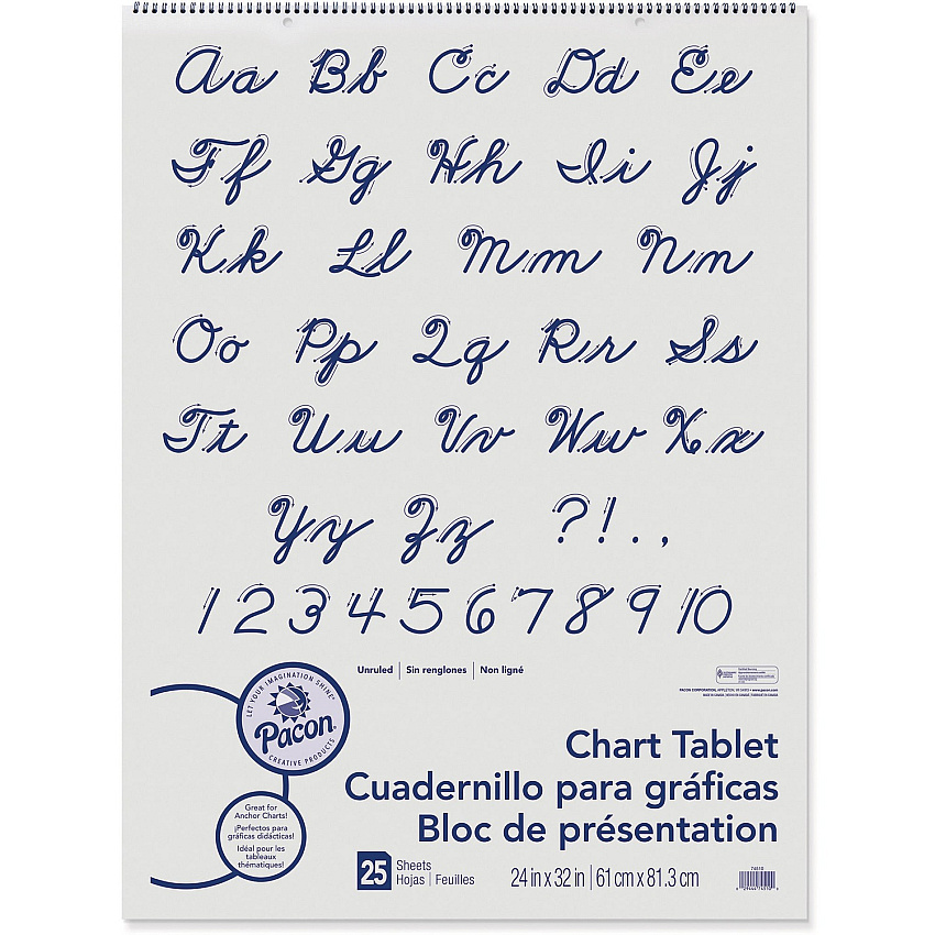 Pacon Unruled Chart Tablet (PAC74510)