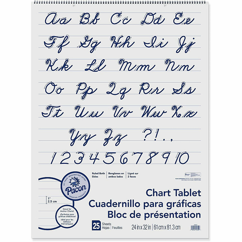 Pacon Ruled Chart Tablet (PAC74610)