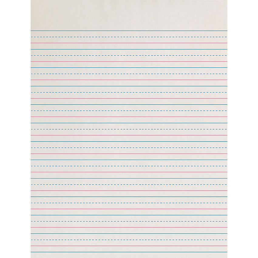 Zaner-Bloser Dotted Midline Newsprint Paper - Letter (PACZP2613)