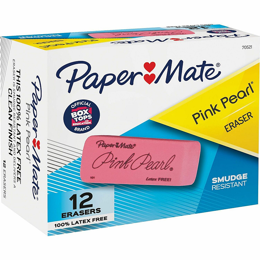 Paper Mate Pink Pearl Eraser (PAP70521)