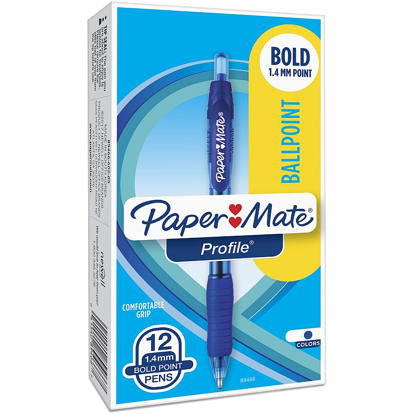 Paper Mate Retractable Profile Ballpoint Pens (PAP89466A)