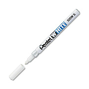 Pentel Felt Tip White Markers (PEN100WS)